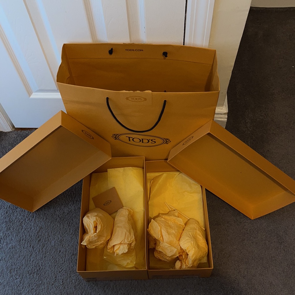 Tod’s Boxes Empty